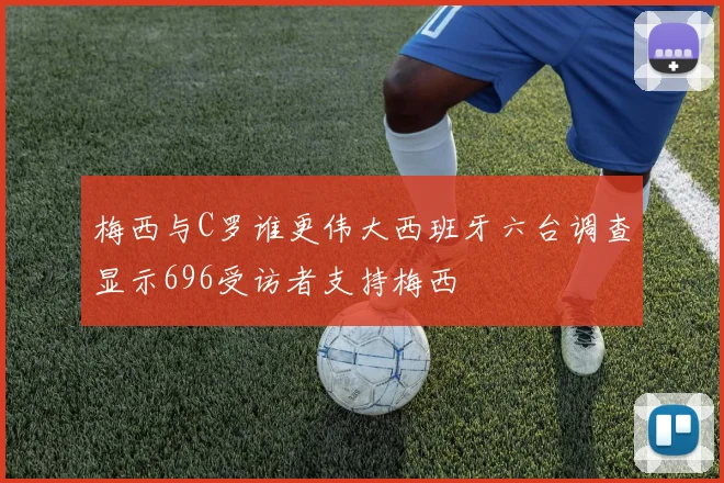 梅西与C罗谁更伟大西班牙六台调查显示696受访者支持梅西